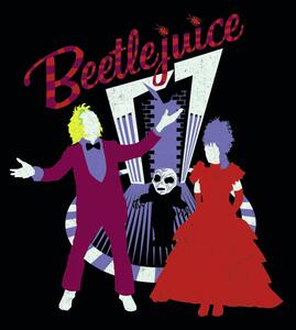 Umělecký tisk Beetlejuice - Ball time, 40 × 40 cm