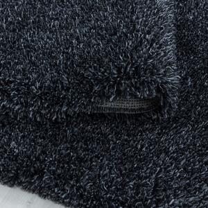 Kusový koberec Fluffy Shaggy 3500 antraciet 240x340 cm