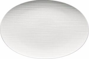 Talíř oválný Rosenthal Mesh 35x26 cm, bílá