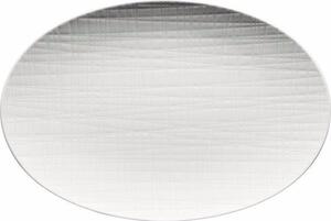 Talíř oválný Rosenthal Mesh 25x18 cm, bílá