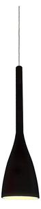 Ideal Lux - Lustr na lanku FLUT 1xE14/40W/230V pr. 10,5 cm černá