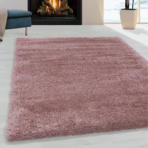 Kusový koberec Fluffy Shaggy 3500 rose 80x250 cm
