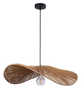 Lustr na lanku CAPRI 1xE27/20W/230V pr. 60 cm bambus