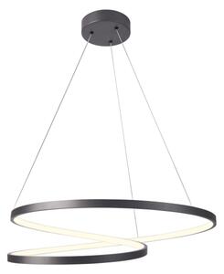 LED Lustr na lanku ZEFIRA LED/52W/230V 4000K pr. 60 cm antracit