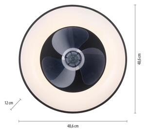 JUST LIGHT. 14644-18 -LED Stropní svítidlo s ventilátorem VENIKA LED/36W/230V+DO