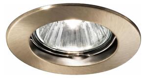 Ideal Lux - Podhledové svítidlo JAZZ 1xGU10/50W/230V pr. 7,7 cm bronzová