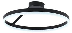 LED Stmívatelný přisazený lustr LED/40W/230V 3000-6500K černá + dálkové ovládání