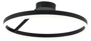 LED Stmívatelný přisazený lustr LED/40W/230V 3000-6500K černá + dálkové ovládání