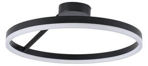 LED Stmívatelný přisazený lustr LED/40W/230V 3000-6500K černá + dálkové ovládání