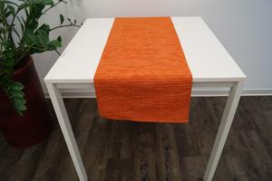 Ubrus BARBORA Farba: Oranžová,, Rozmer: 140 x 40 cm