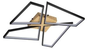 LED Stmívatelné stropní svítidlo LED/115W/230V 3000-6500K hnědá/černá + DO