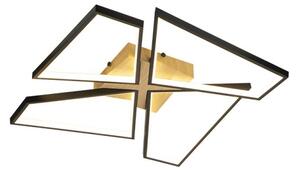 LED Stmívatelné stropní svítidlo LED/115W/230V 3000-6500K hnědá/černá + DO