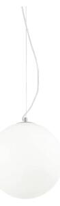 Ideal Lux - Lustr na lanku MAPA 1xE27/42W/230V pr. 30 cm bílá