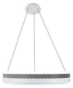 LED Stmívatelný lustr na lanku LED/80W/230V 3000-6500K bílá + dálkové ovládání
