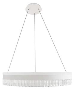 LED Stmívatelný lustr na lanku LED/80W/230V 3000-6500K bílá + dálkové ovládání