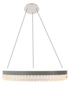 LED Stmívatelný lustr na lanku LED/80W/230V 3000-6500K bílá + dálkové ovládání
