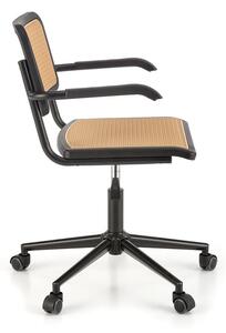 Kancelářská židle Incas, hnědá / černá