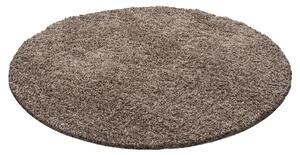 Kusový koberec Dream Shaggy 4000 Mocca kruh 120x120 cm