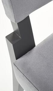 Jídelní židle Sorbus Dark, šedá / černá
