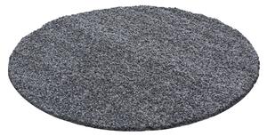 Kusový koberec Life Shaggy 1500 grey kruh 120x120 cm