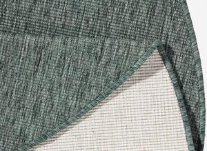 Kusový koberec Twin-Wendeteppiche 103095 grün creme kruh 140x140 cm