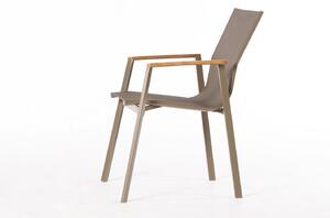Zahradní jídelní židle Komesi 1 (cappuccino). 1093845