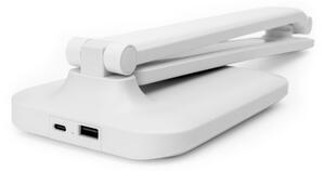 LED Stmívatelná dotyková stolní lampa s USB portem REMUS LED/5W/230V bílá