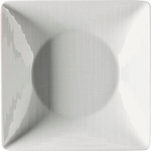 Talíř hluboký hranatý Rosenthal Mesh 20x20 cm, bílý (6 ks)