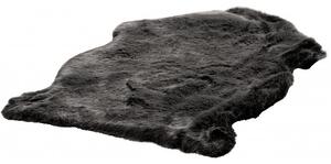 Kusový koberec Samba 495 Anthracite (tvar kožešiny) 55x85 cm