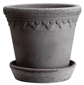 Bergs Potter Terakotový květináč Copenhagen Grey - 10 cm BP147