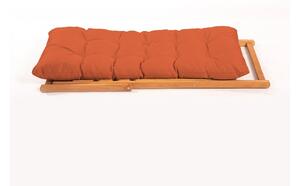 Souprava zahradního stolu a židlí Kikadu 5 (oranžová + přírodní) (pro 2 osoby). 1093854