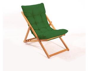 Souprava zahradního stolu a židlí Kikadu 5 (zelená + přírodní) (pro 2 osoby). 1093852