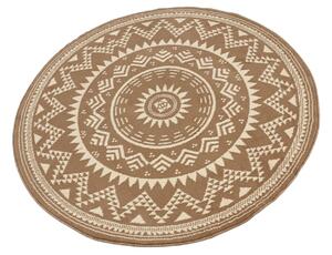 Kusový koberec Celebration 103443 Valencia Brown kruh 200x200 cm