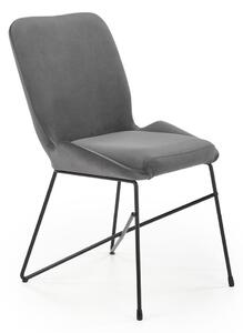 Jídelní židle Kord, šedá / černá