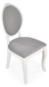 Jídelní židle Velo 1, šedá / bílá