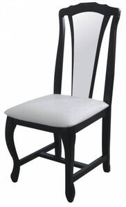 Nábytek Chodura Židle z bukového masivu BAROK s područkou dřevo 100x43x42 Hnědá
