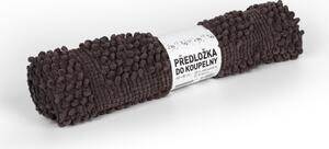 Textilcentrum Koupelnová předložka mikrovlákno, AK-3861 tmavě šedohnědá, jednobarevná, vystouplé špuntíky, 50x80cm
