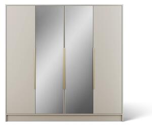 Lunara 200 otočná skříň kašmír (kód KG) (200 x 200) cm – 2 police pro přehledné uložení