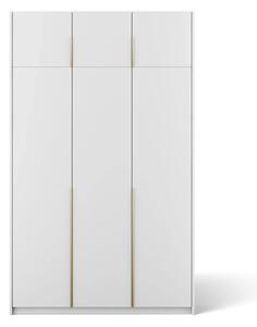 Bregma III skříň s nástavcem – otočná bílá (kód WG) (148 x 250) cm – 11 polic pro přehledné uložení