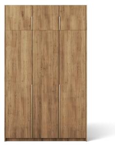 Bregma III skříň s nástavcem – otočná artisan (kód AG) (148 x 250) cm – 11 polic pro přehledné uložení