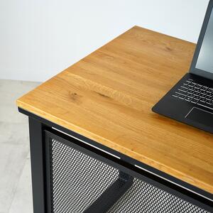 Pracovní stůl Space s masivní dubovou deskou
