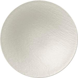 Talíř s vyvýšeným okrajem Villeroy & Boch Manufacture Rock 29 cm, bílý (6 ks)