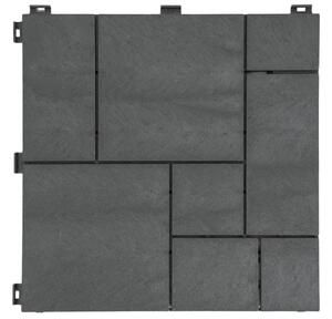 Gumová dlaždice STONE MOSAIC 30 x 30 cm, šedá MHEU5100182