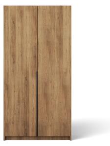Bregma II Skříň s otočnými dveřmi artisan (kód AB) (100 x 204) cm – 6 polic pro přehledné uložení