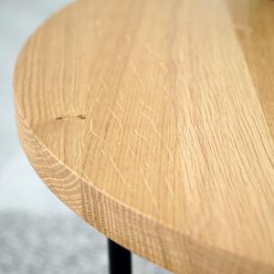 Konferenční stolek Tule s masivní dubovou deskou