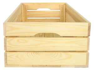 Dřevěná bedýnka SD-3-60x40 barevné varianty Povrchová úprava: Hnědá