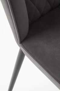 Jídelní židle Rosa, šedá / černá