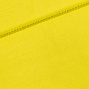 Bavlněné plátno UNI LEMON 1373, jednobarevné ostře žluté, š.150cm (látka v metráži)