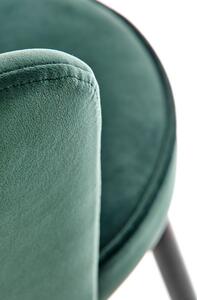 Barová židle Knox, zelená / černá