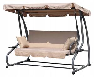 Zahradní houpačka MultiGarden G2025-B BEIGE 110x160 cm béžová